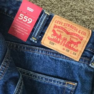 Levi’s 559 Men’s 38x34 Relaxed Straight Leg Jeans